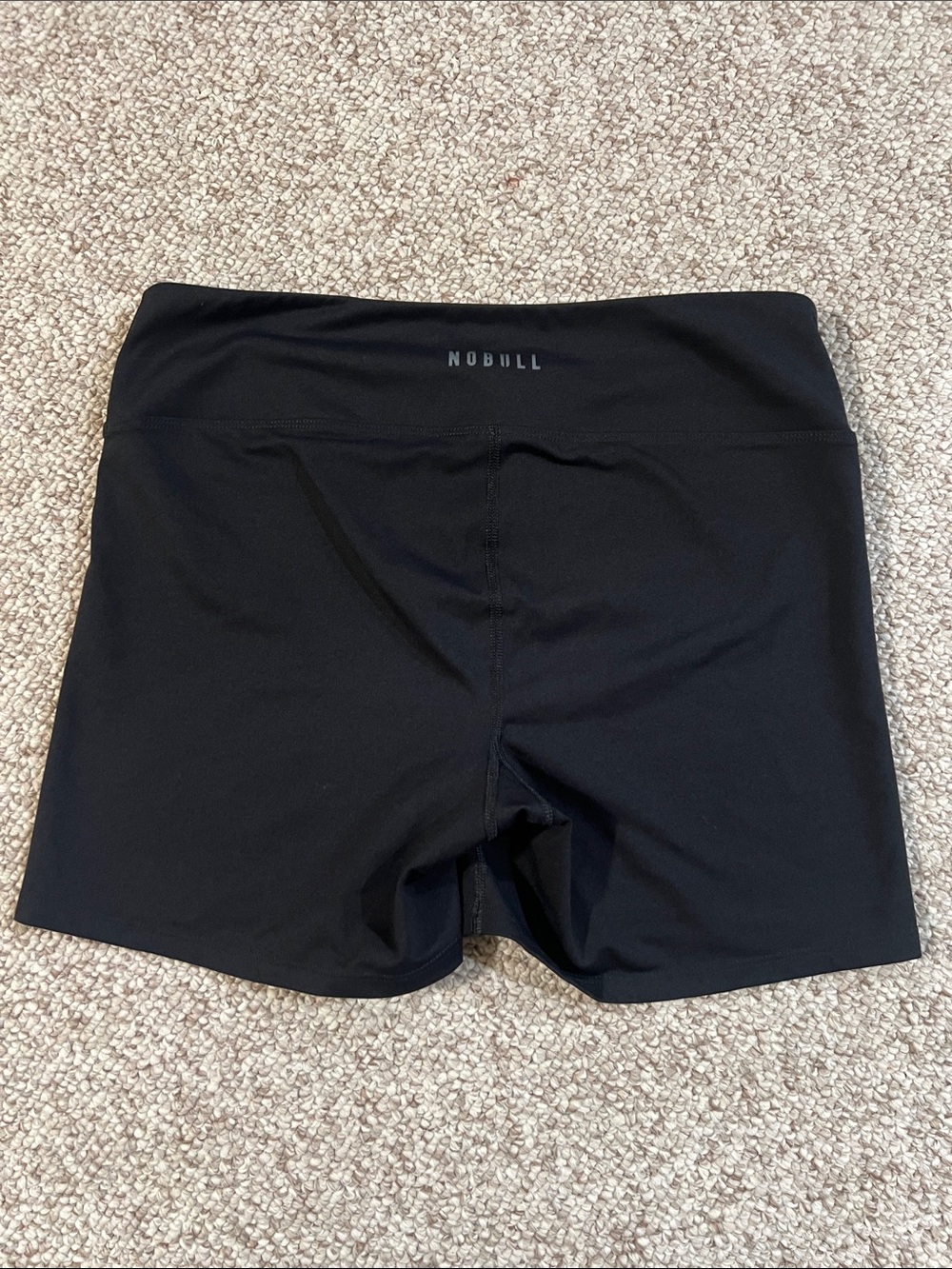 NOBULL. Woman’s black biker shorts / size M